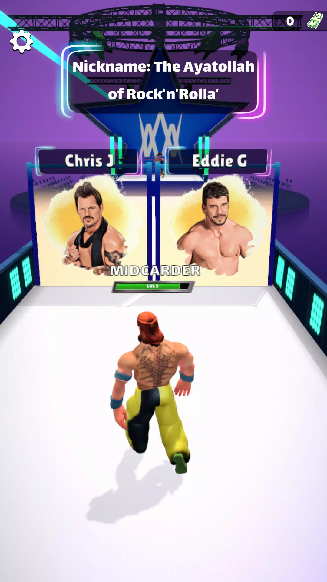 Wrestling Trivia Run Capture d'écran 0