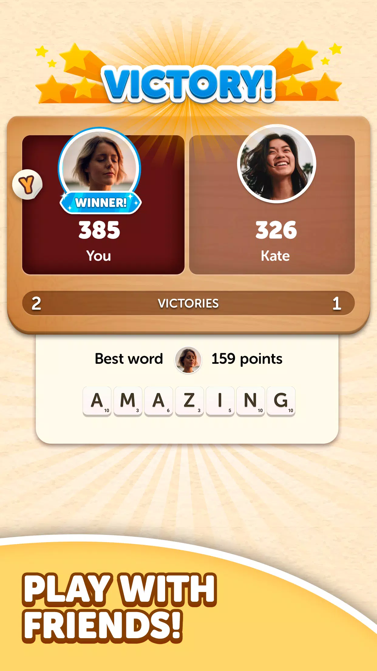 Word Yatzy - Fun Word Puzzler 스크린샷 1