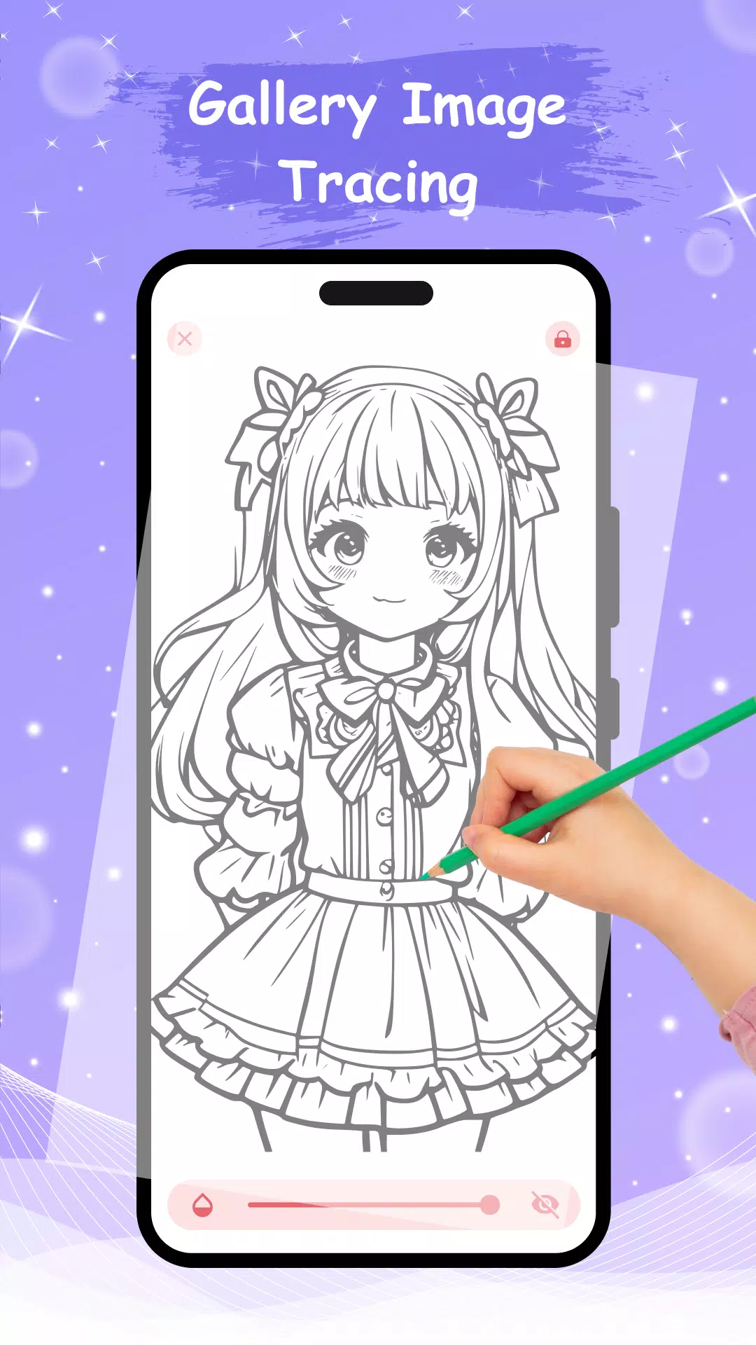 Trace and Sketch Anime Photo Captura de tela 3