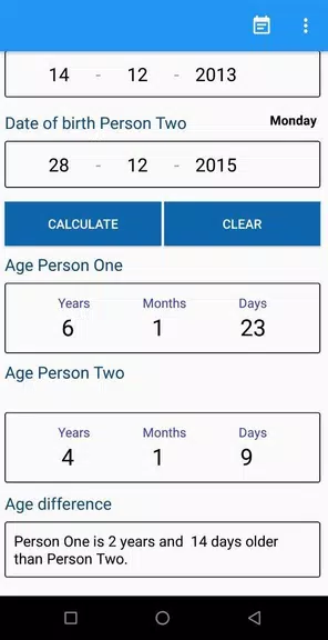 Age Calculator Скриншот 1