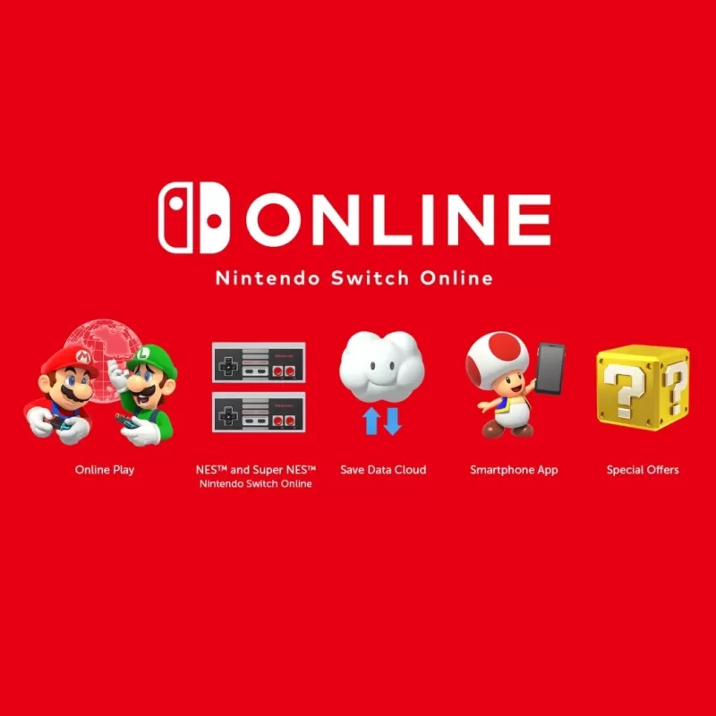 Nintendo Switch Online订阅服务示意图