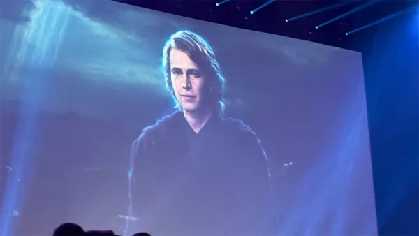 Hayden Christensen appearing at Star Wars Celebration