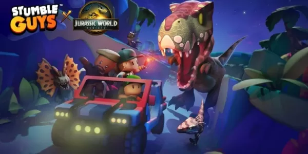 스텀블 가이즈, '쥬라기 월드' 협업으로 새 크로스오버 전장 열었다