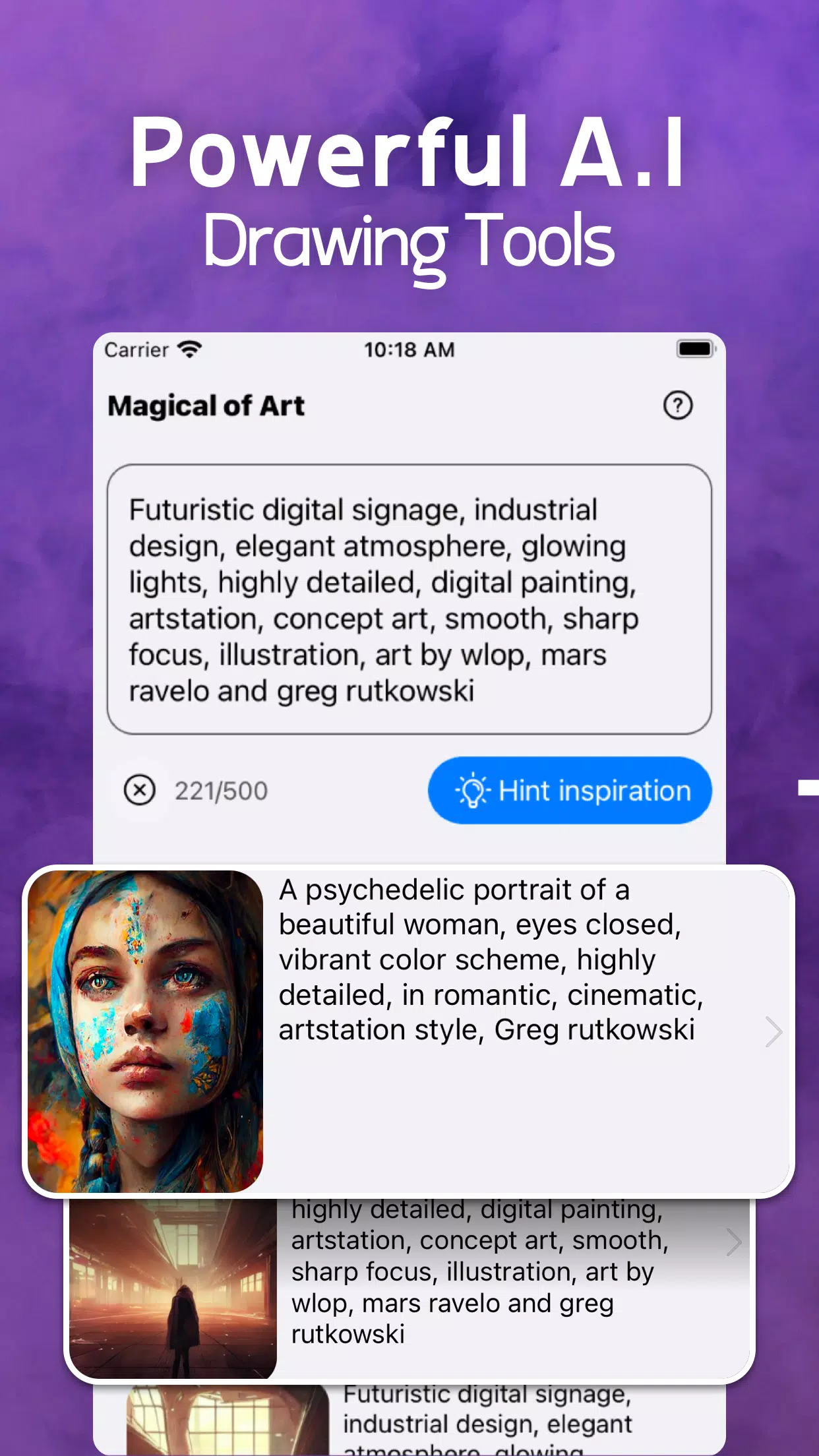 AI Generated Art Generator Captura de tela 1