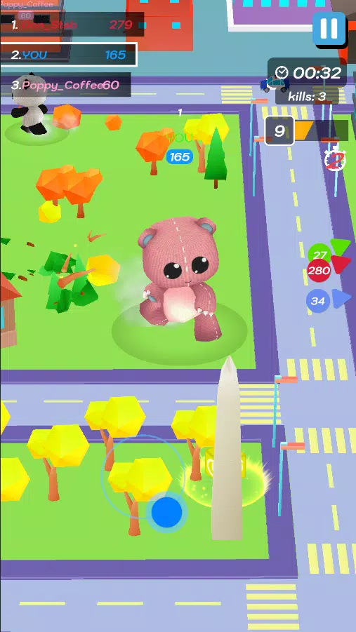 Crazy Monster City Captura de tela 0