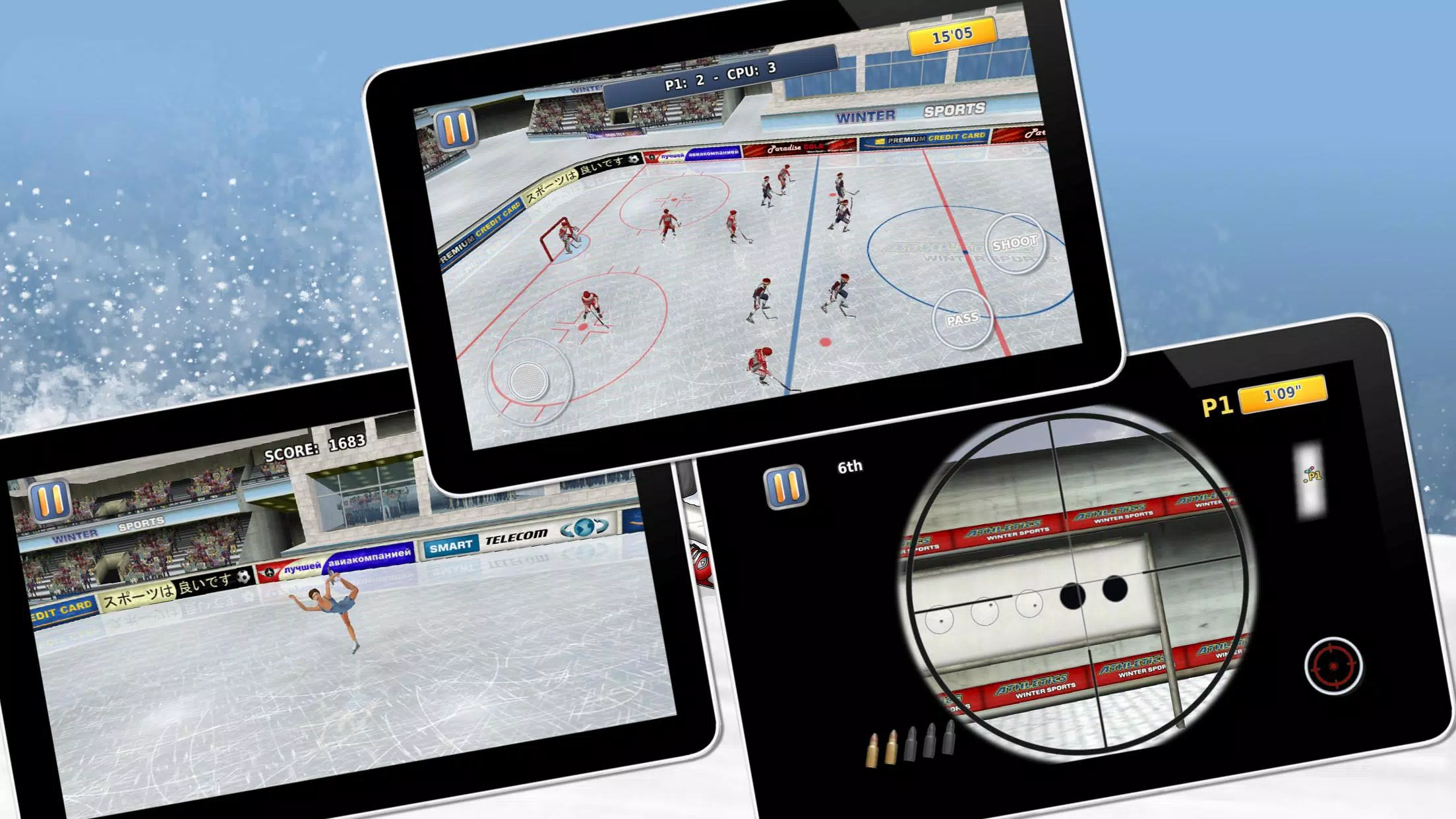 Athletics 2: Winter Sports Captura de pantalla 2