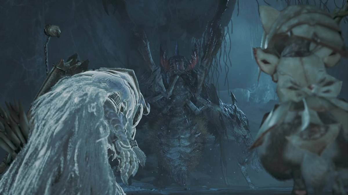 Captura de Nerscylla em Monster Hunter Wilds