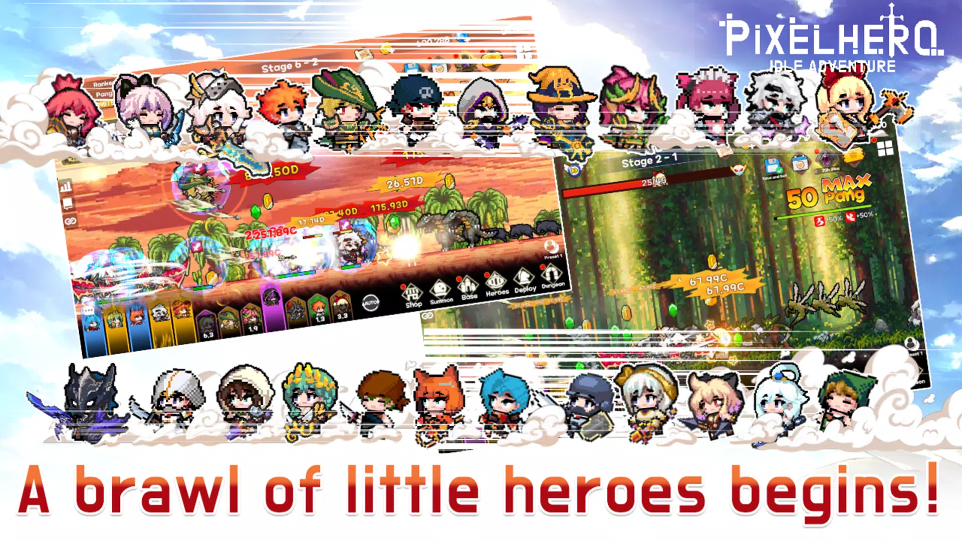 Pixel Heroes Idle スクリーンショット 0