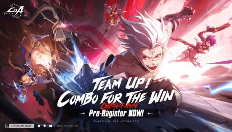 Crystal of Atlan : Affrontements intense dans un MMORPG PvP