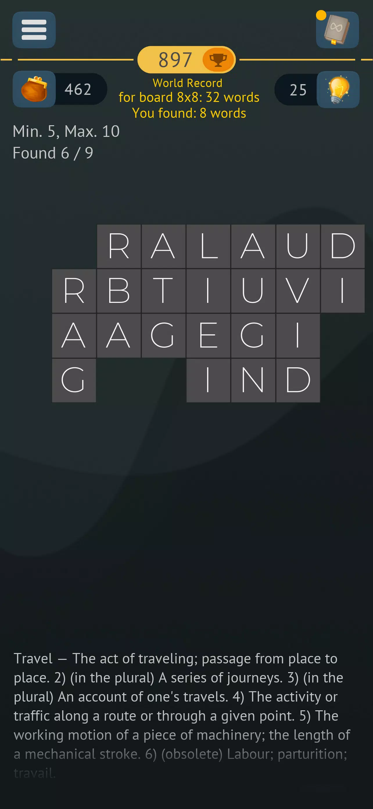 Word Search Infinite Puzzles Capture d'écran 3