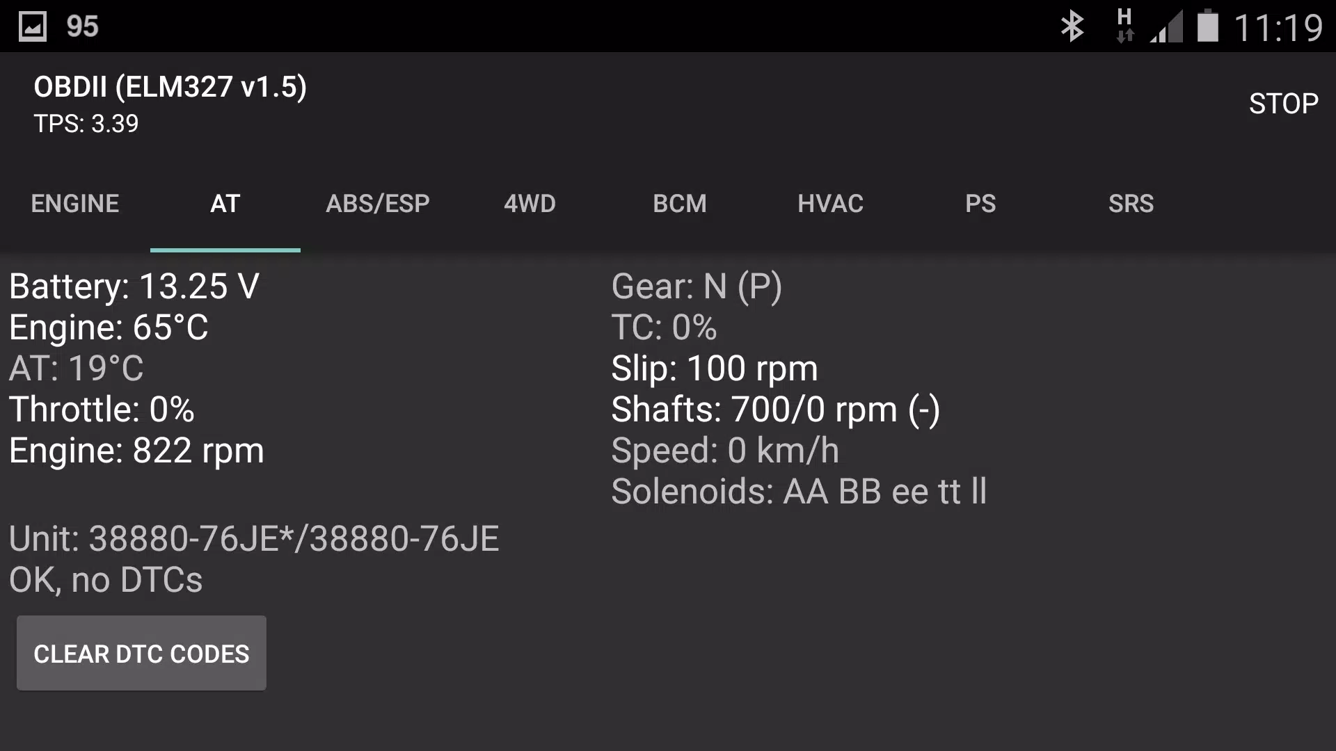 SZ Viewer: read DTC for Suzuki Captura de tela 1