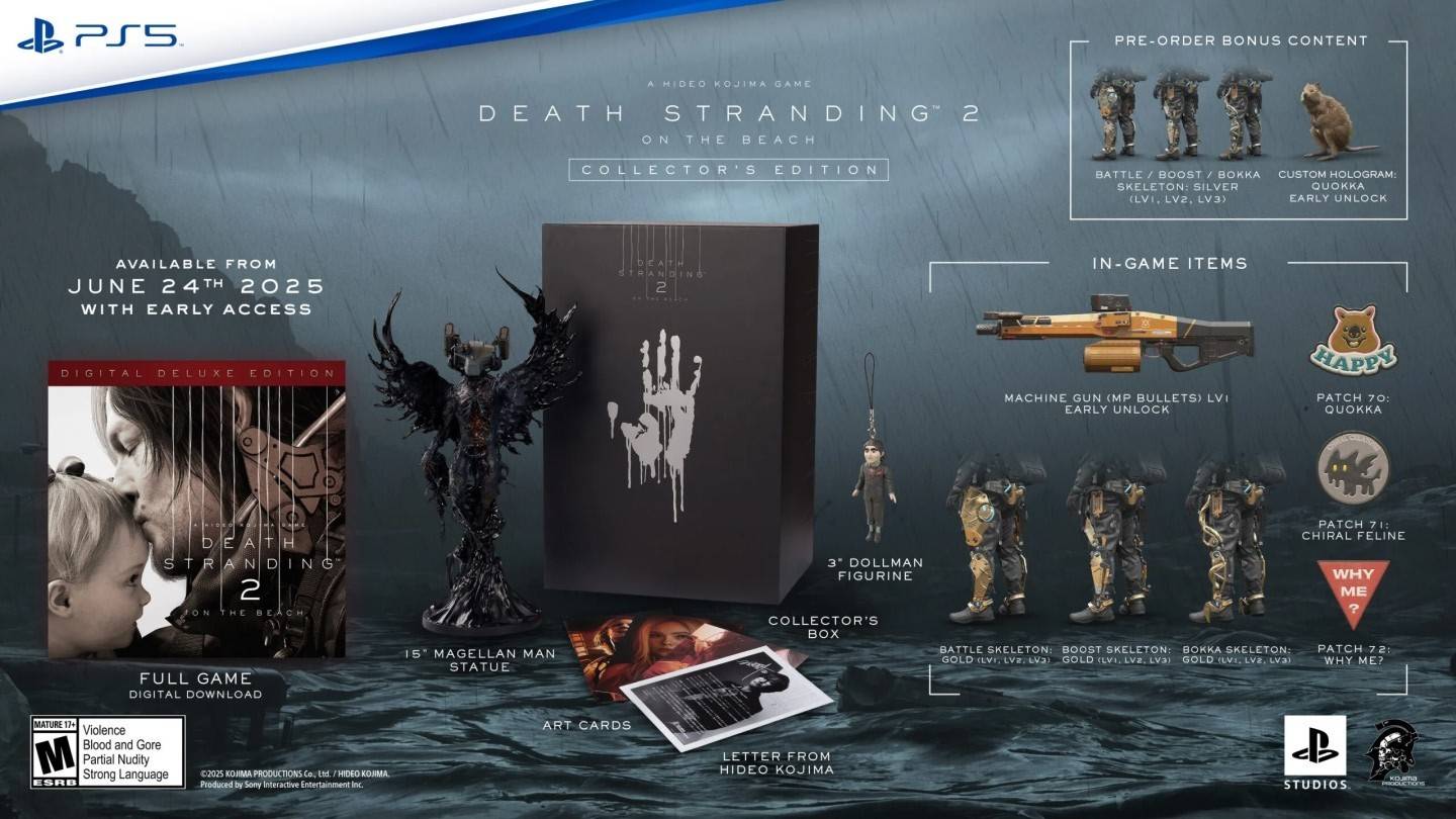 Kamatayan Stranding 2 sa Beach Collectors Edition Trailer na inilabas ng Sony