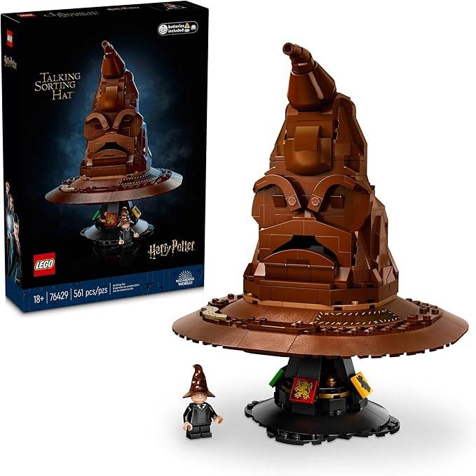 LEGO Harry Potter Talking Sorting Sombrá al precio más bajo de Amazon