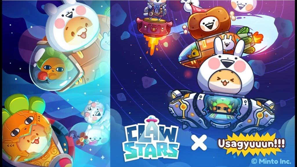 Claw Stars x Usagyuuun: Cosmic Cuteness Collab Debuts Today