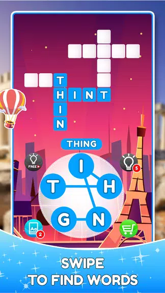 Word Travels Crossword Puzzle 스크린샷 0