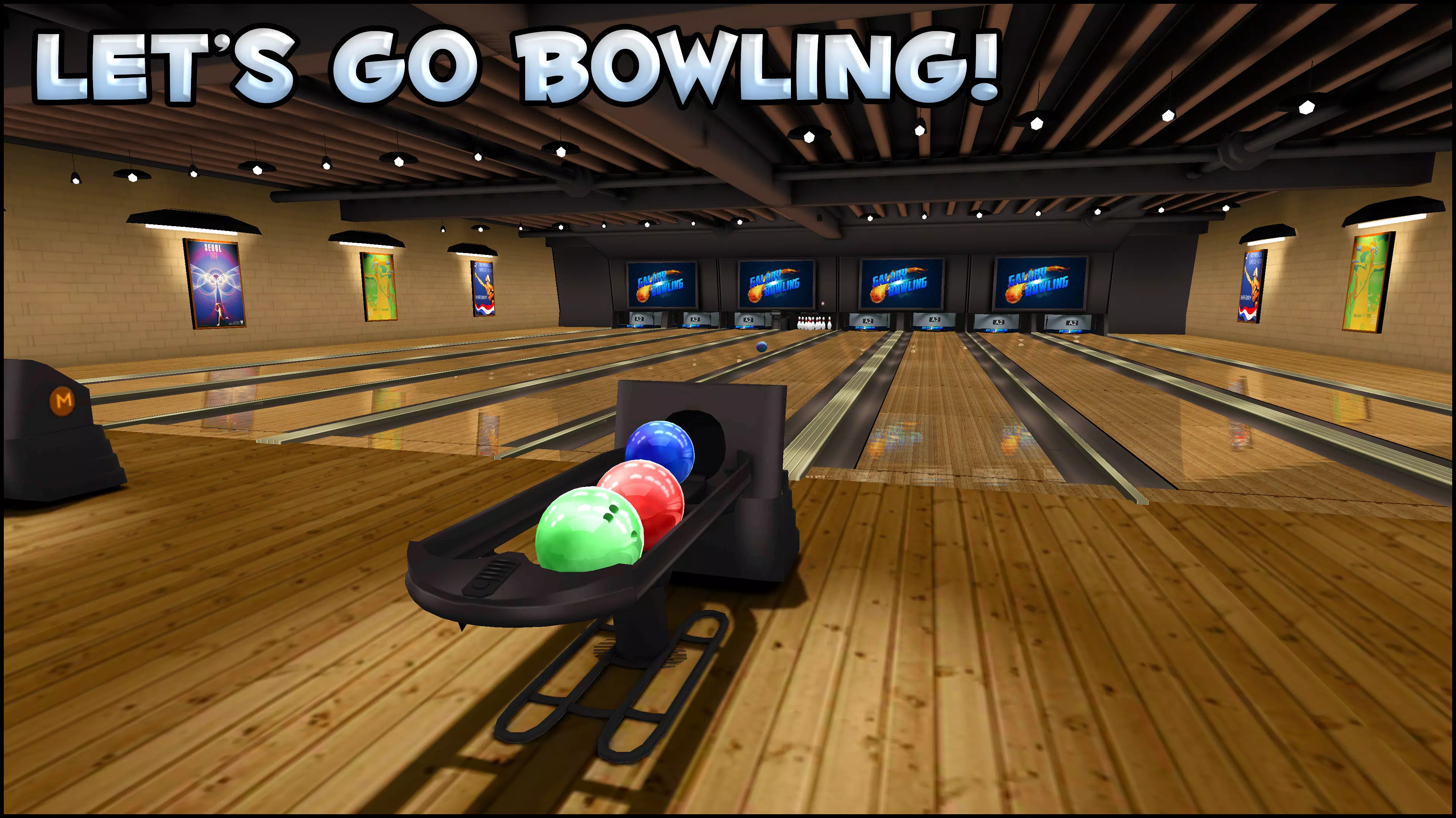 Galaxy Bowling 3D Captura de pantalla 0