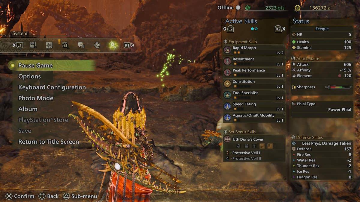 Monster Hunter Wilds - Pausing the Game