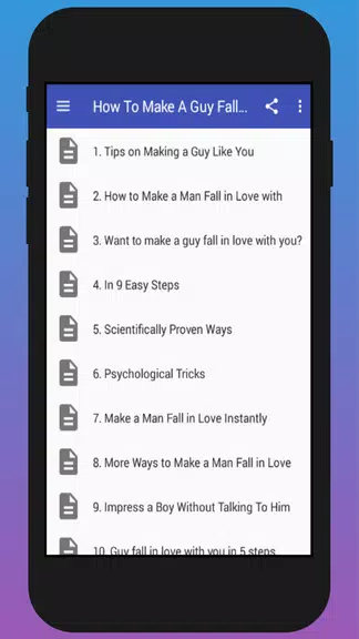 How To Make a Guy Fall in Love With You 스크린샷 0