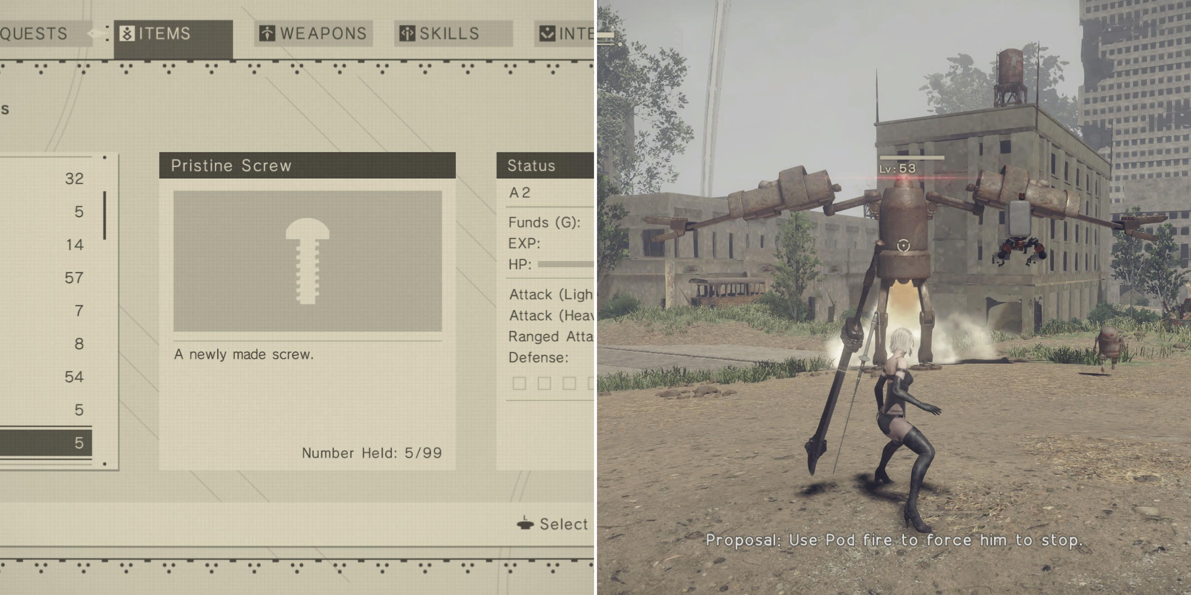 Maghanap ng Mga Pristine Screw: Uncover Nier: Automata