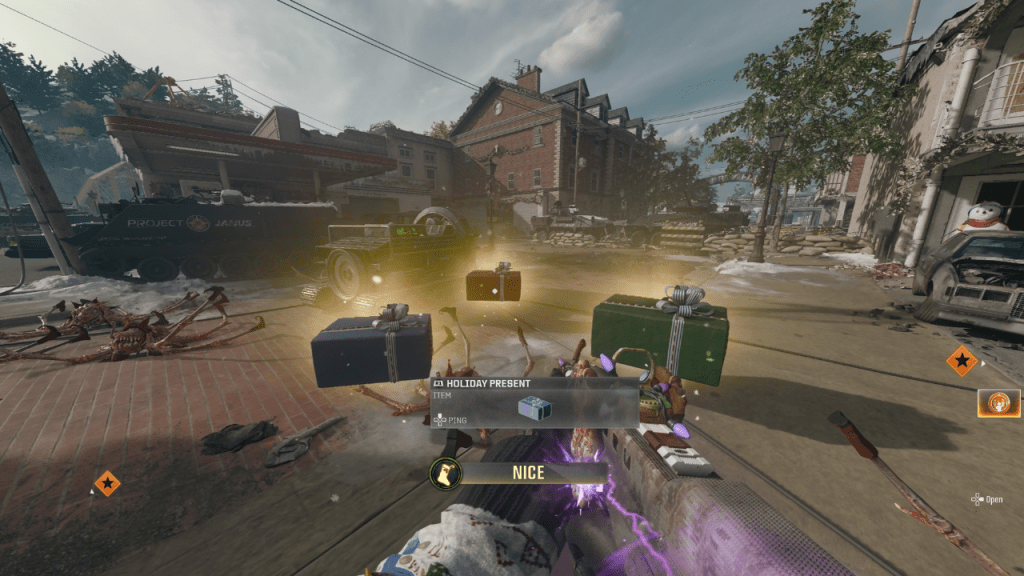 Supporto in Jingle Hells in Black Ops 6 Zombies.