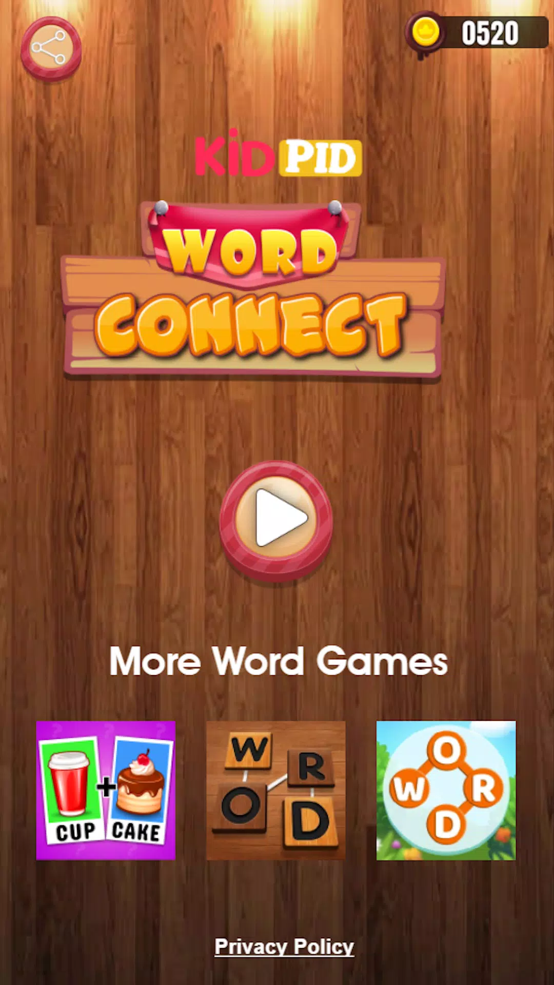 Kidpid Word Connect Capture d'écran 1