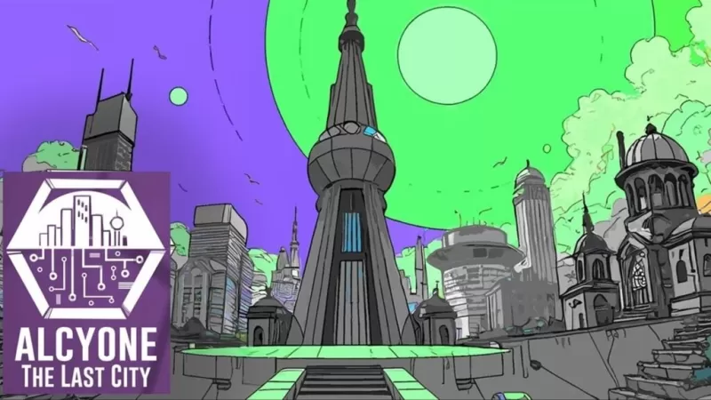 "Alcyone: The Last City" Distópia Romance Visual de ficção científica lançado