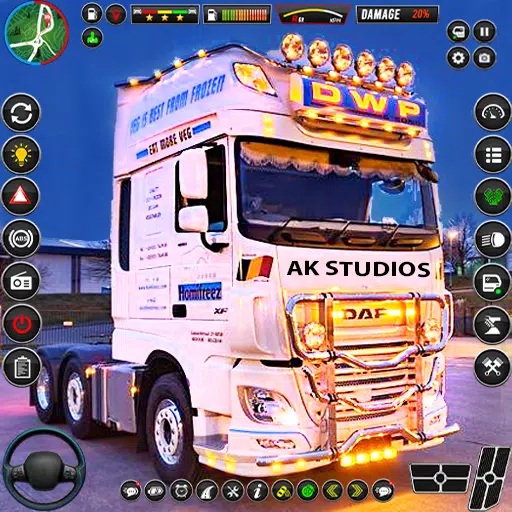 Cargo Truck Driving Euro Truck Capture d'écran 0