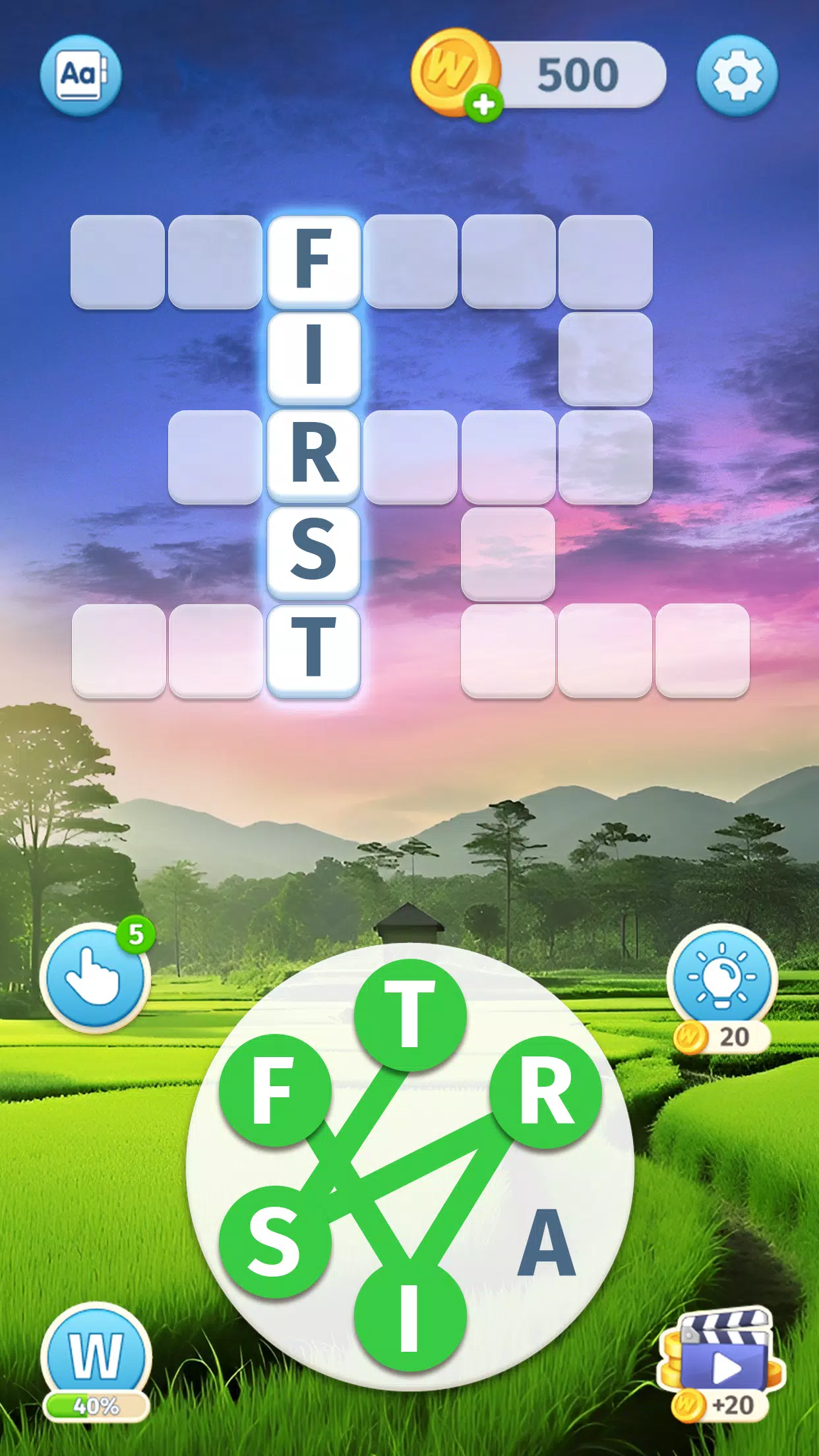 Sky Words Captura de pantalla 0