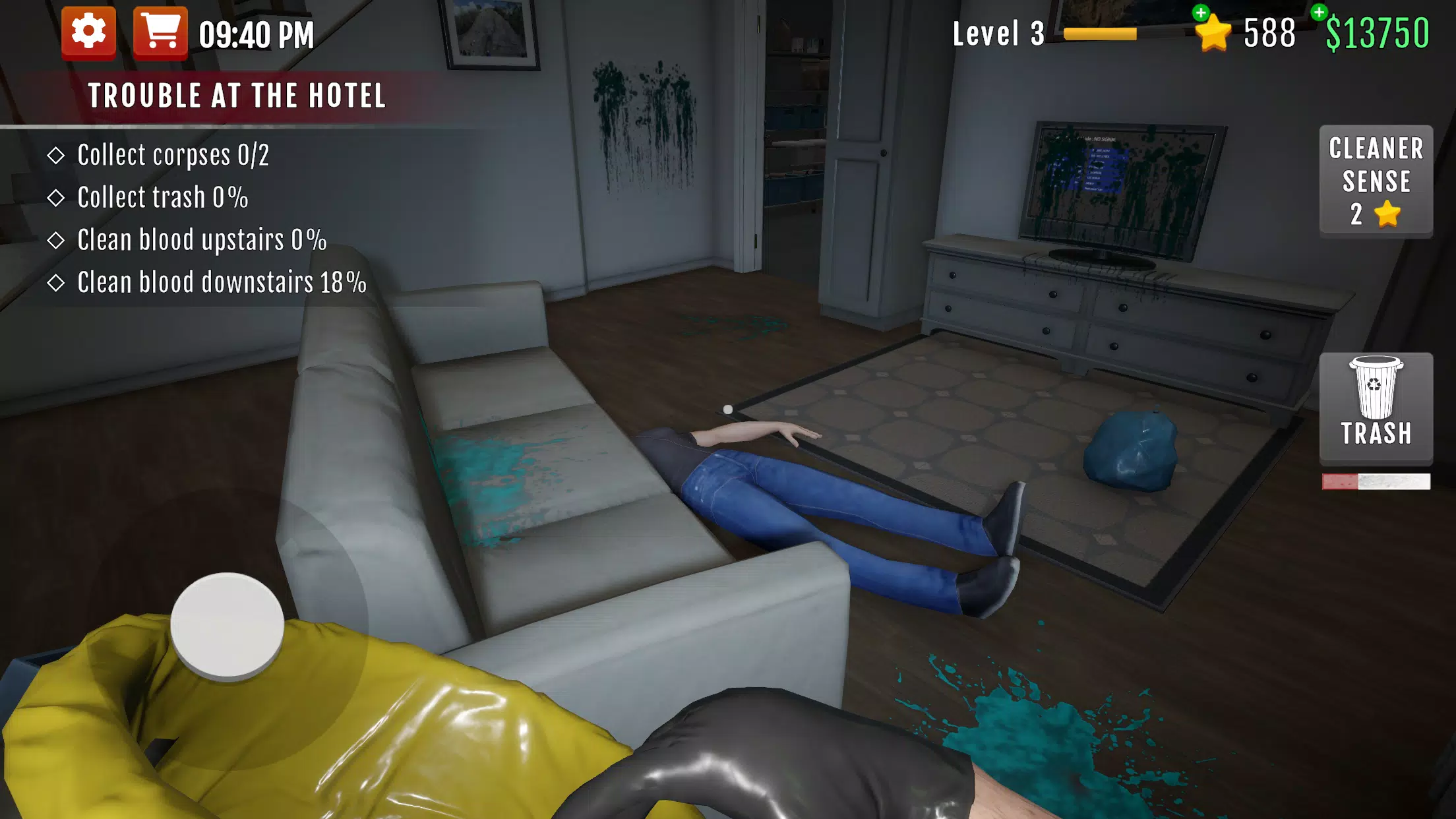 Crime Scene Cleaner: Mobile 3D Captura de tela 2
