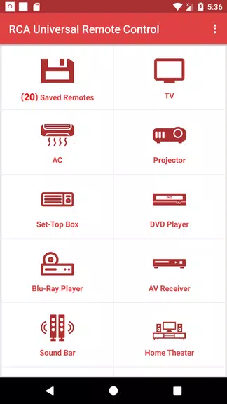 RCA Universal Remote Captura de tela 0