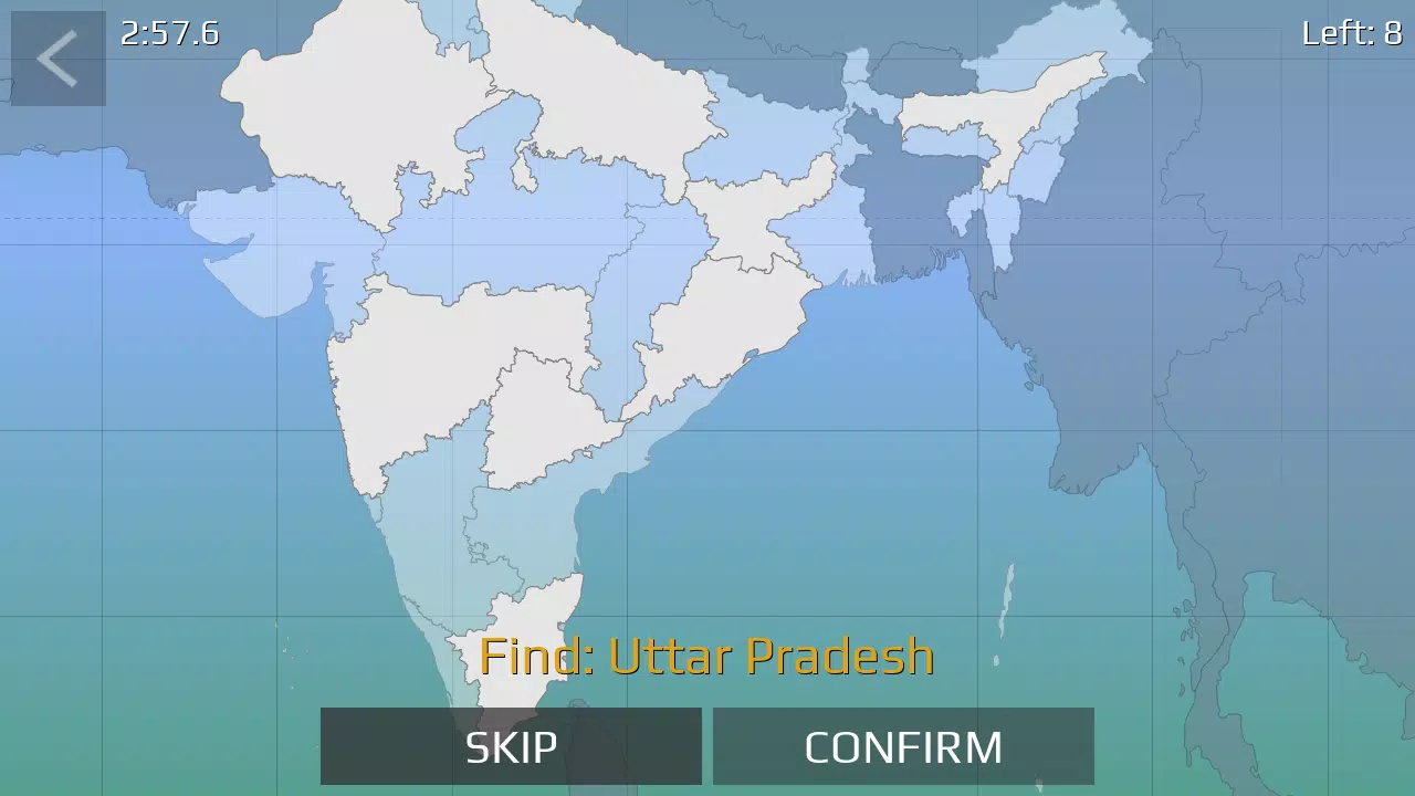 India Map Quiz Captura de pantalla 3