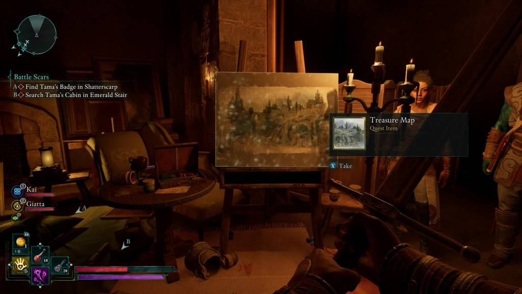 Screenshot di esplorazione dichiarata