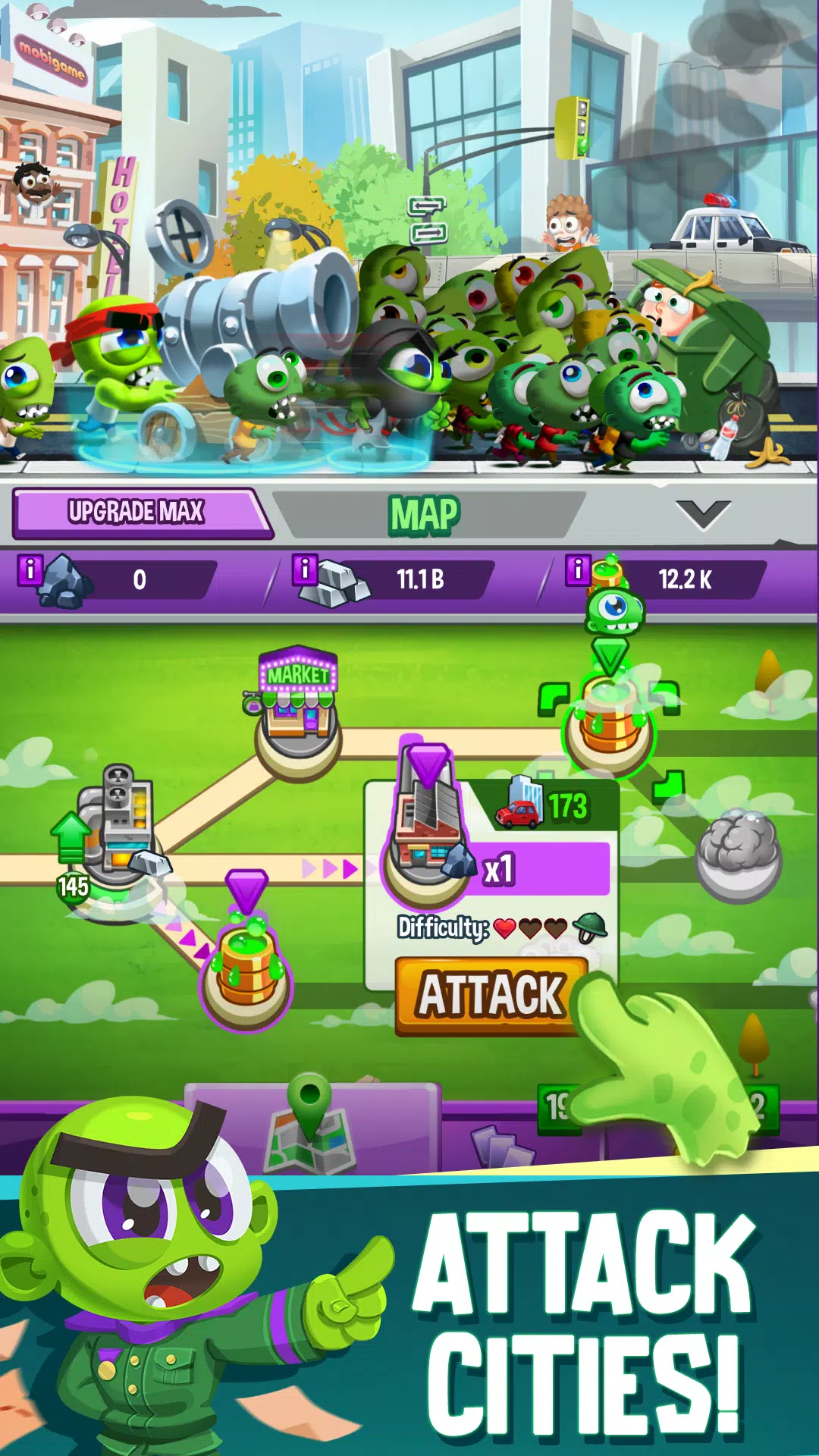 Idle Rush : Zombie Tsunami Capture d'écran 2