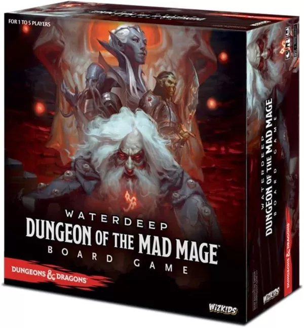 地牢與龍：Water -Deep -Mad Mage Adventure System棋盤遊戲的地牢遊戲