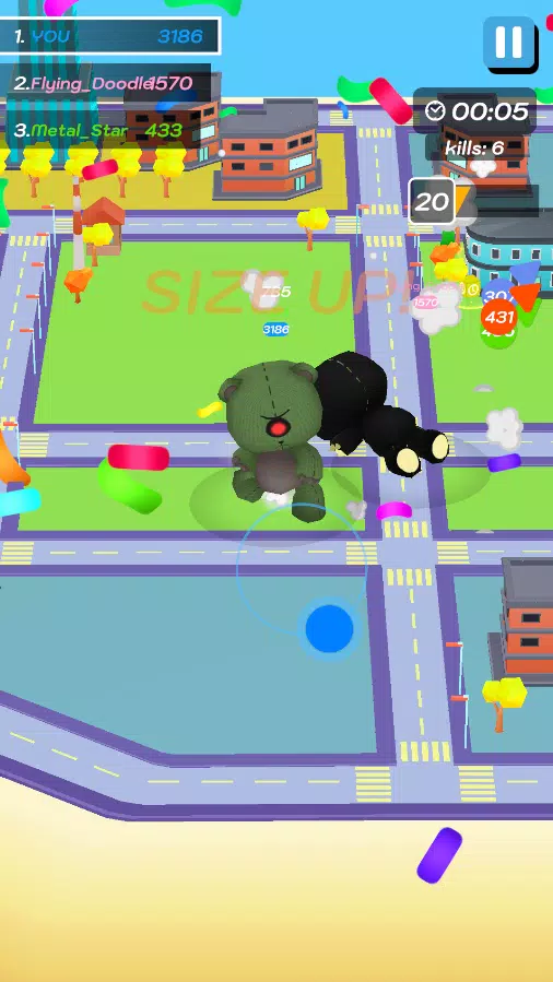 Crazy Monster City Captura de tela 2
