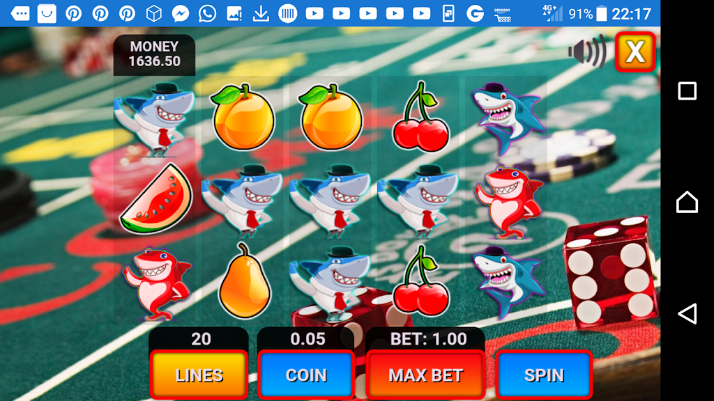 shark fruit casino slots machines Capture d'écran 2