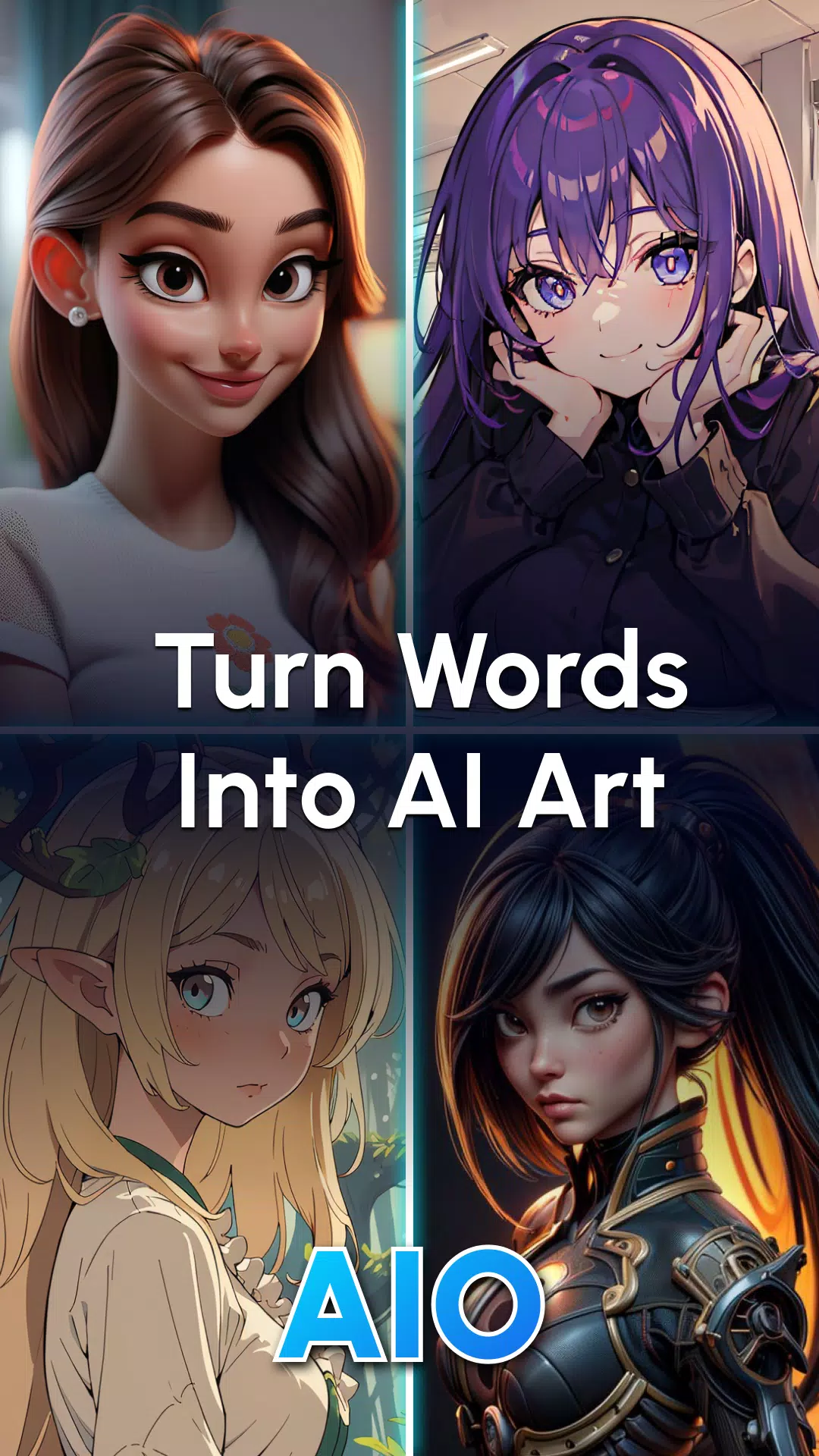 AIO: AI Art & Photo Generator スクリーンショット 0