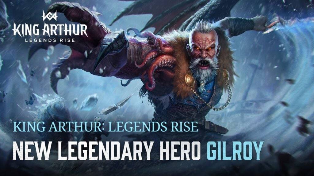 Il nuovo eroe Gilroy debutta nell'ultimo re Arthur: Legends Rise Update