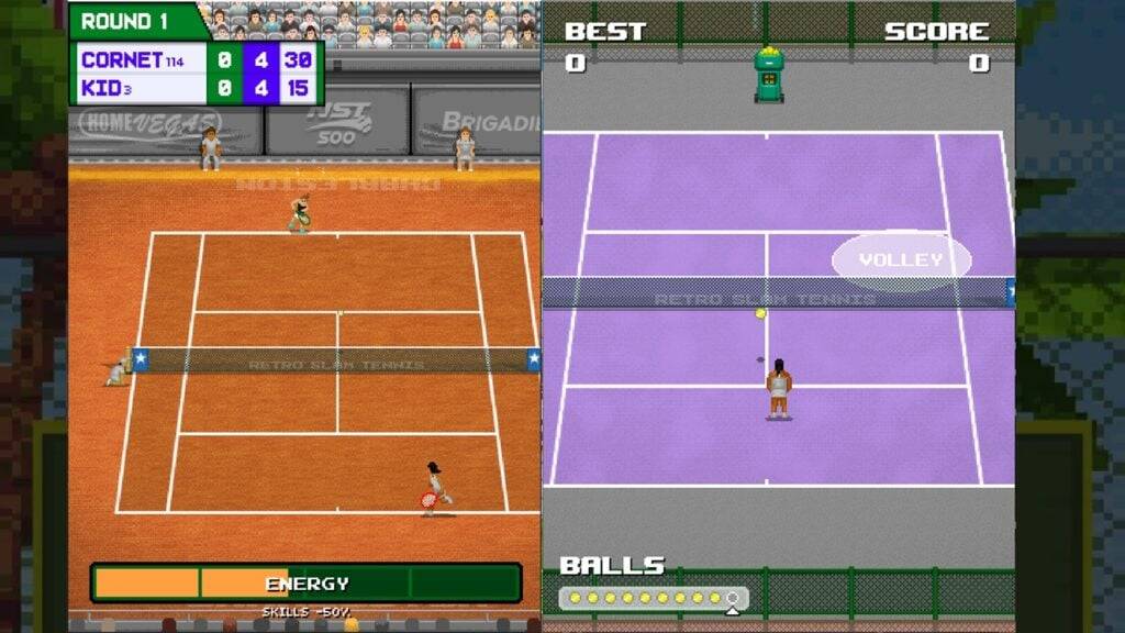 "Retro Slam Tennis: New Android Game from Retro Bowl Developers"
