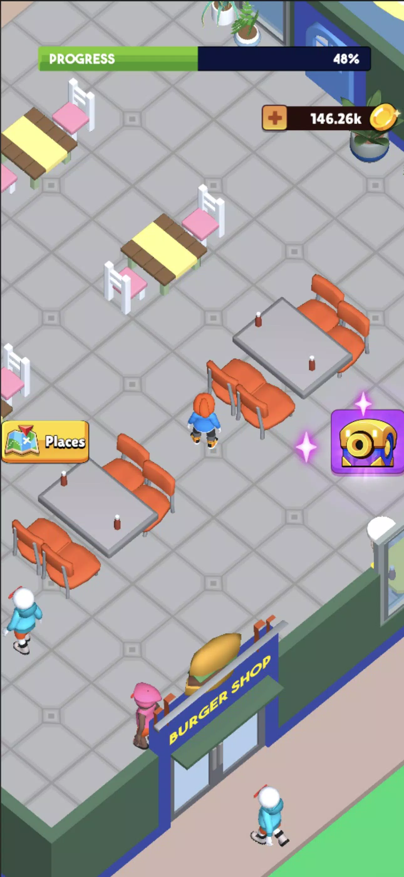 Fast Food Idle Tycoon Captura de pantalla 2