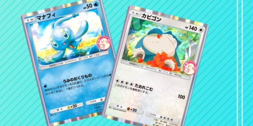 Manaphy, Snorlax evidenziato nell'evento Wonder Pick di Pokémon TCG Pocket