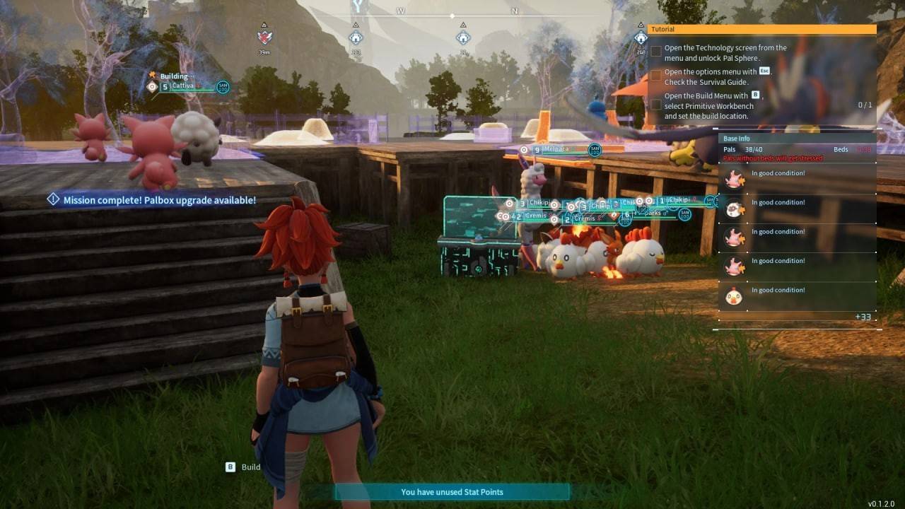 Palworld基地的更多朋友和工人