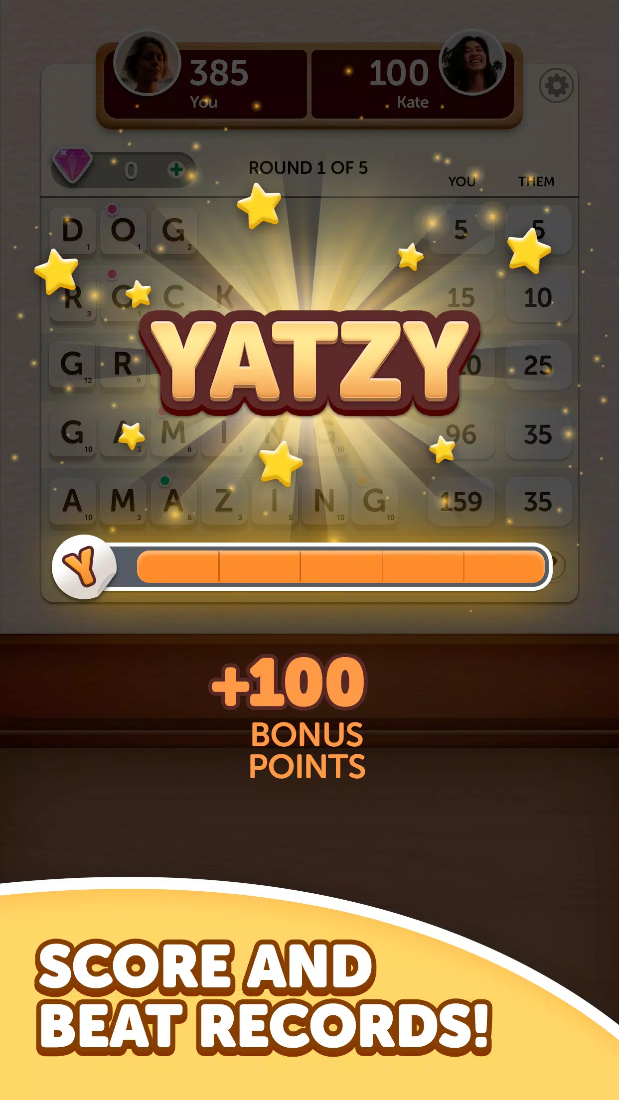 Word Yatzy - Fun Word Puzzler 스크린샷 2