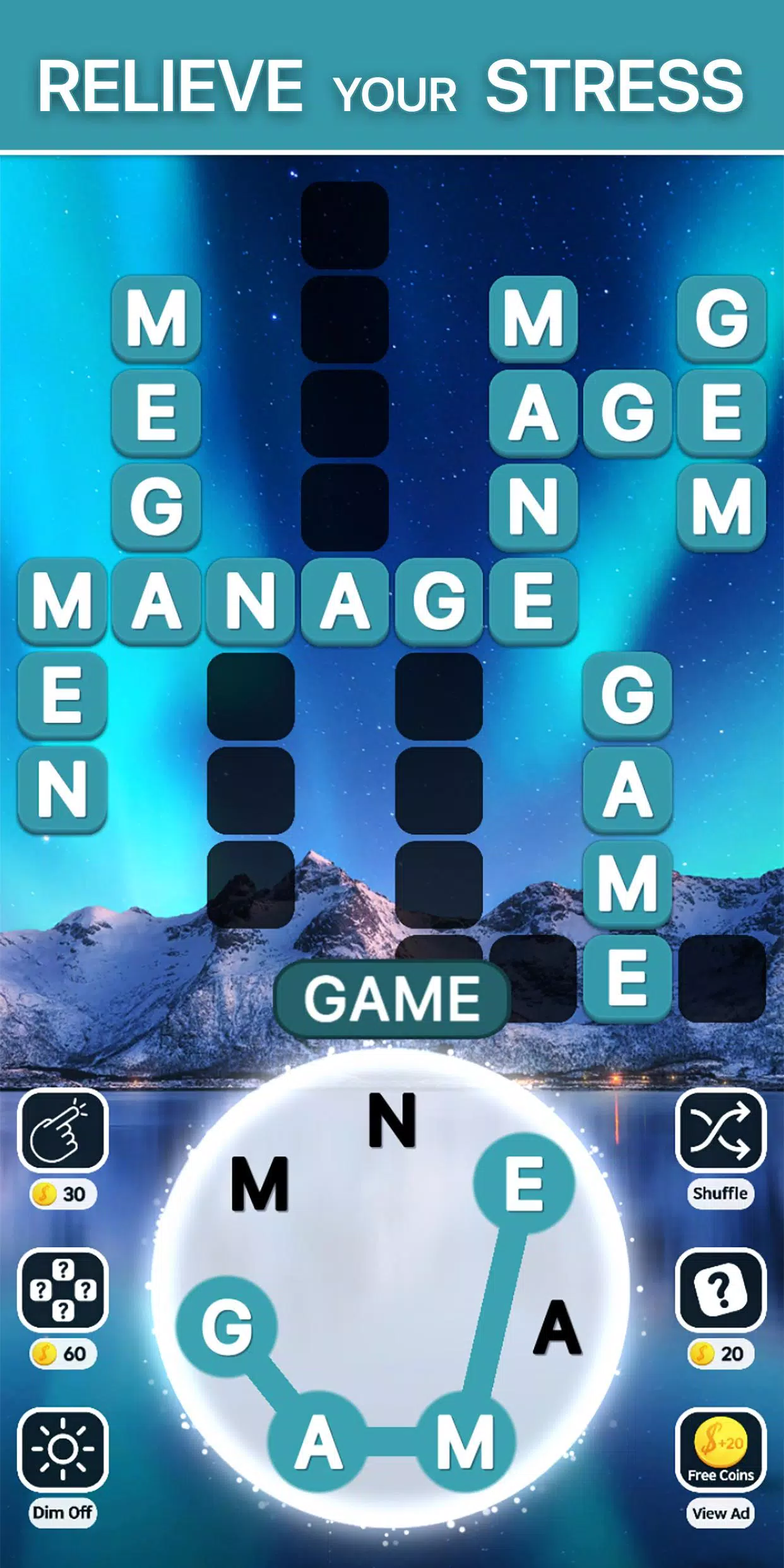 Word Swipe World Tour Connect スクリーンショット 1
