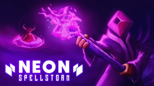 Magischer Roguelite-Shooter Bullet Heaven Neon Spellstorm kommt nun auch auf Android