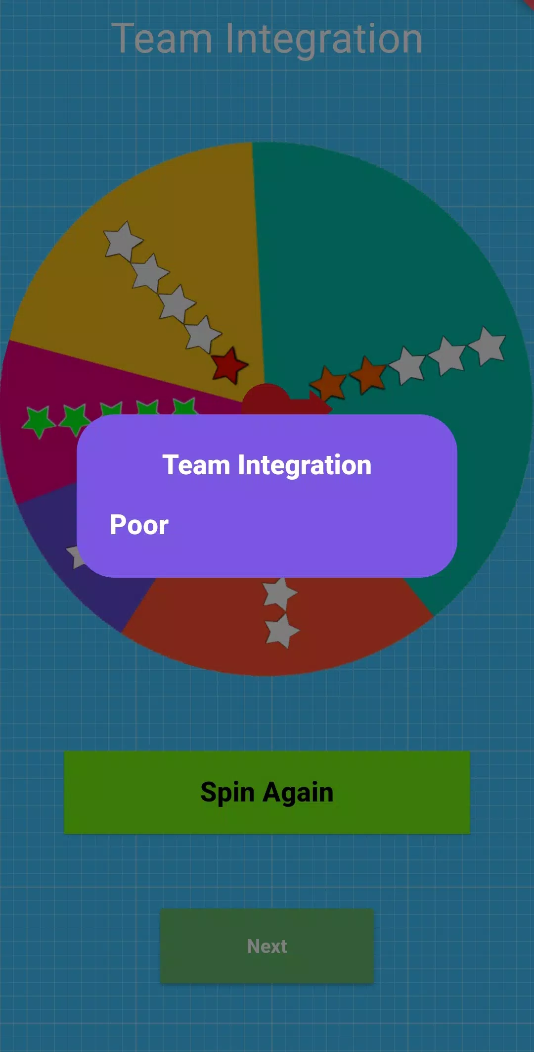 Soccer Coach Career Wheel Capture d'écran 0