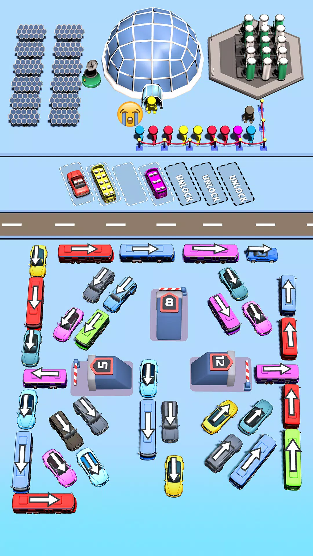 Bus Swipe: Car Parking Jam應用截圖第2張