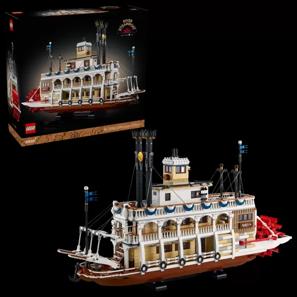Lego揭开河流汽船模型，庆祝经典Americana