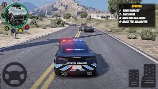 Police Car Chase Criminal Game Zrzut ekranu 2