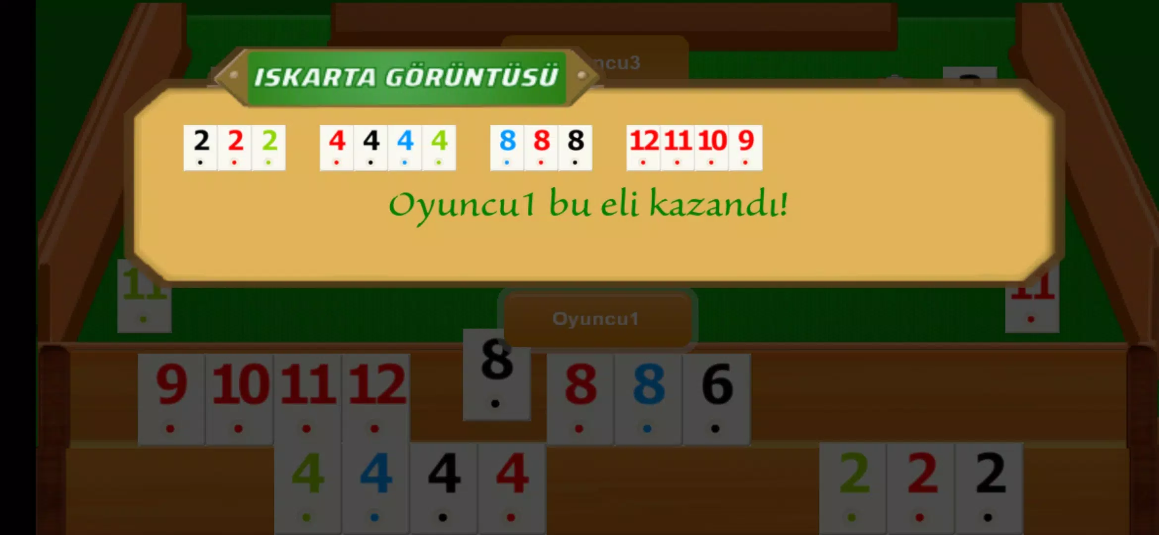 Düz Okey - İnternetsiz ဖန်သားပြင်ဓာတ်ပုံ 3